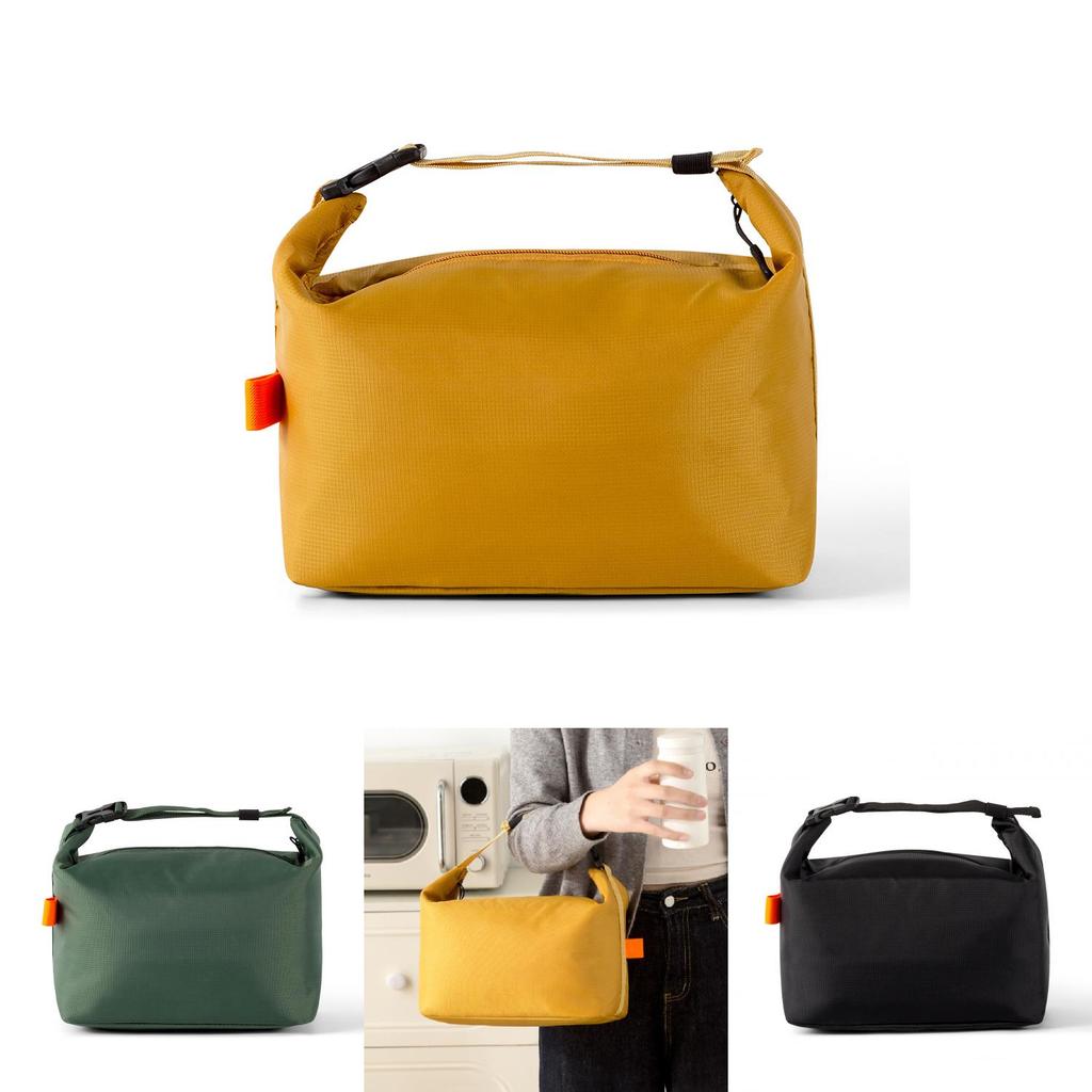 Oxford Cloth Insulated Lunch Bag With Waterproof Design For Office Workers And Students