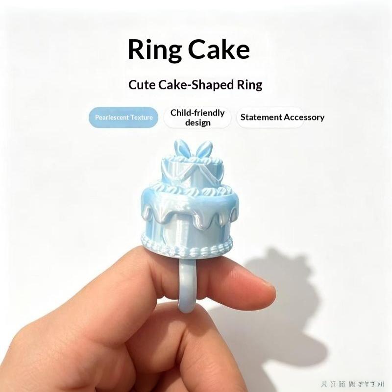 3D Tortenring Kerzenhalter Seidenfinish Niedlicher Geburtstagskuchenring Ohne Kerze Europäischer Stil Mini-Kuchenkerzenring