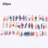Model Figures Model People Standing And Sitting Model People Painted Figures Versatile 12-19mm 1:87 H0 Beautiful