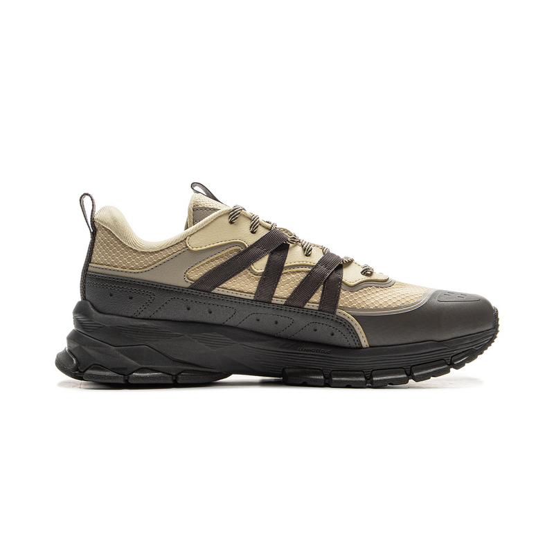 New LiNing CF Tracing, Xiaoyao Xing V3 Slip Resistant Abrasion Resistant Low top Hiking Shoes Unisex Khaki Gray AHTV017-2