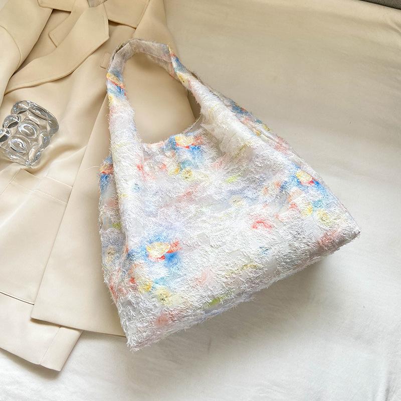 

Large-capacity handbag, simple foreign style 2025 new versatile ins national style temperament single shoulder tote bag women разноцветный