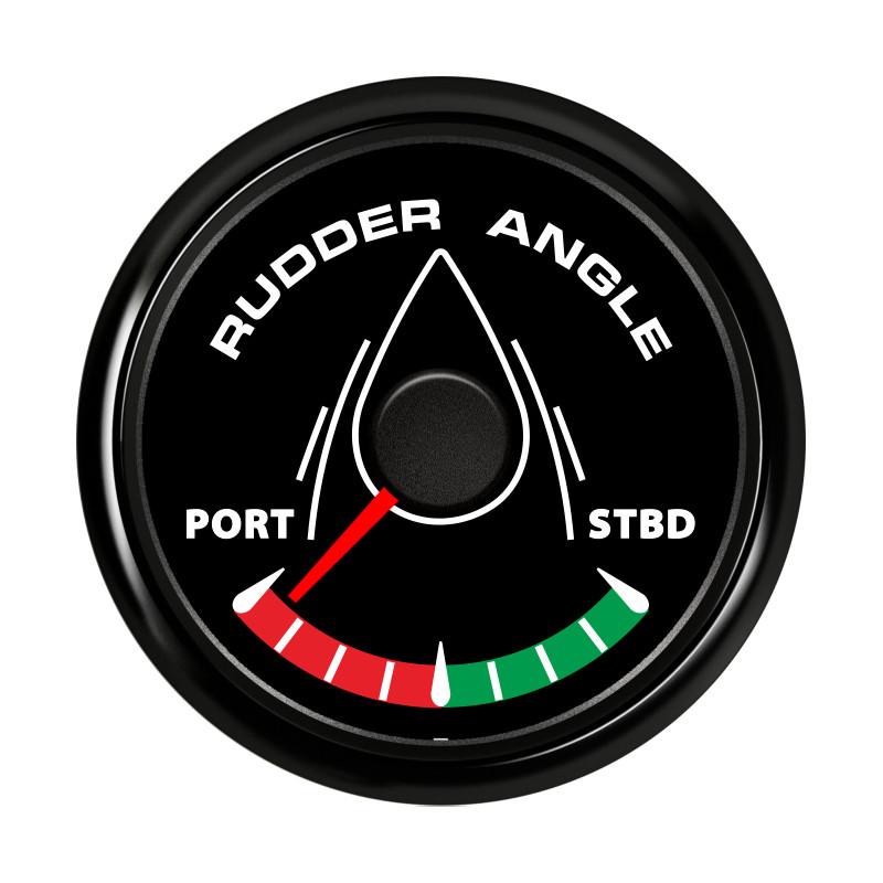 52mm 0-190ohm Wasserdichter Boots-Marine-Ruderwinkelsensor mit Ruderwinkelsensor 7-farbige Hintergrundbeleuchtung für Auto LKW 12V/24V