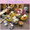 Creative Cat Sofa Resin Craft Miniature For Home Decor Gift Idea