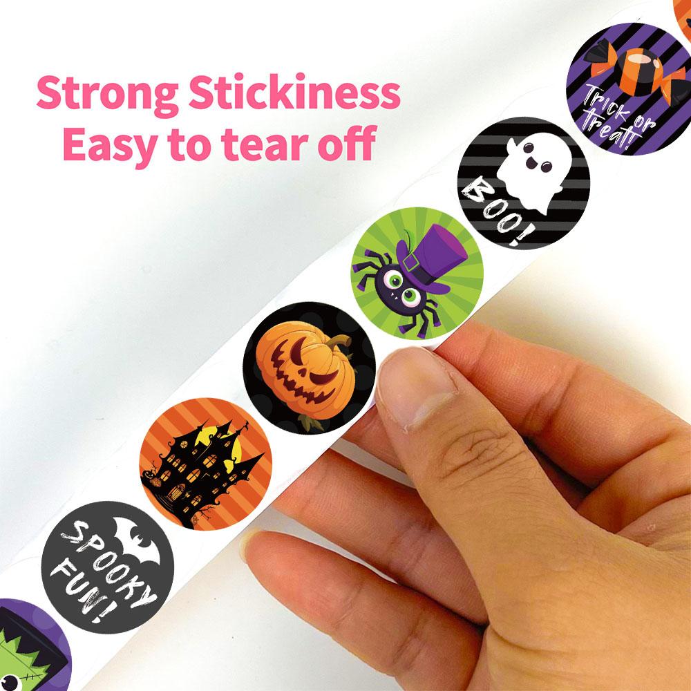 500/2500PCS Happy Halloween Rall Stickers Laptop Luggage Personalize Skateboard Casual Living Room Casual Home Harajuku Decals