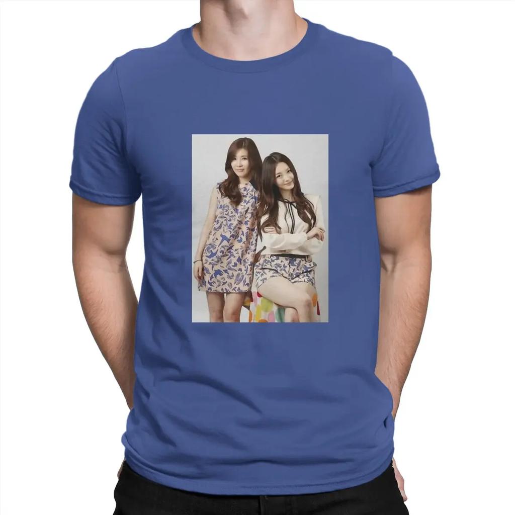 Korean Duo Group T Shirts Cotton Casual T-Shirts Round Neck Davichi Tee Shirt Short Sleeve Clothes Gift Idea Unisex