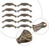 Cabinet Pulls Cup Pull Handles Home Furniture Wear Resistant Mounting Screws Included Antique Brass Finish Easy Installation