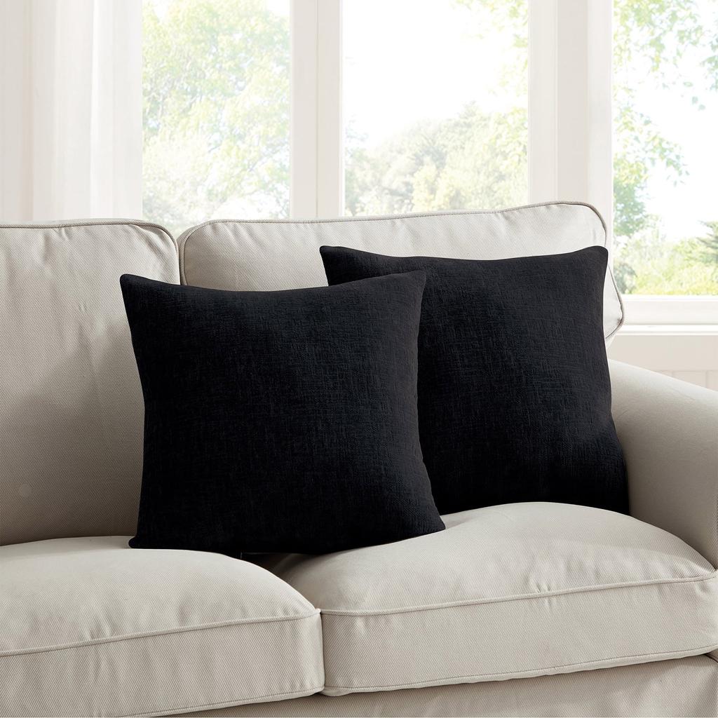 Cushion Cover Home Thickened Linen Pillowcase, Sofa Pillow, Bedhead Soft Package Cushion 2PC