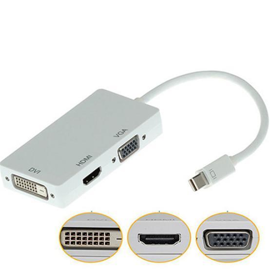 

Кабель-адаптер Mini DisplayPort DP в VGA HDMI DVI для Apple MacBook