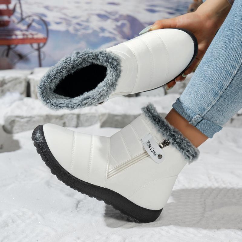 Women‘s Shoes Snow Boots Waterproof Winter Anti-Slip Cotton Large Size Warm Winter Boots.