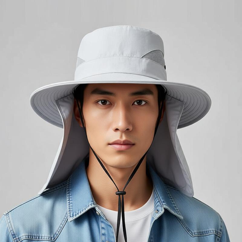 Outdoor Shawl Breathable Fisherman Hat Travel Camping Fishing Sun Hat