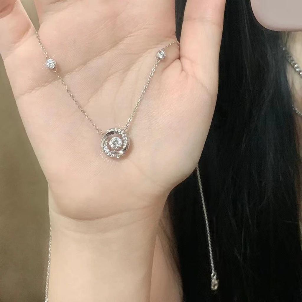 Bowknot Pendant Necklace Exquisite Clavicle Chain Fashion Elegant Necklace for Women Temperament Collar Chains Charm Jewelry