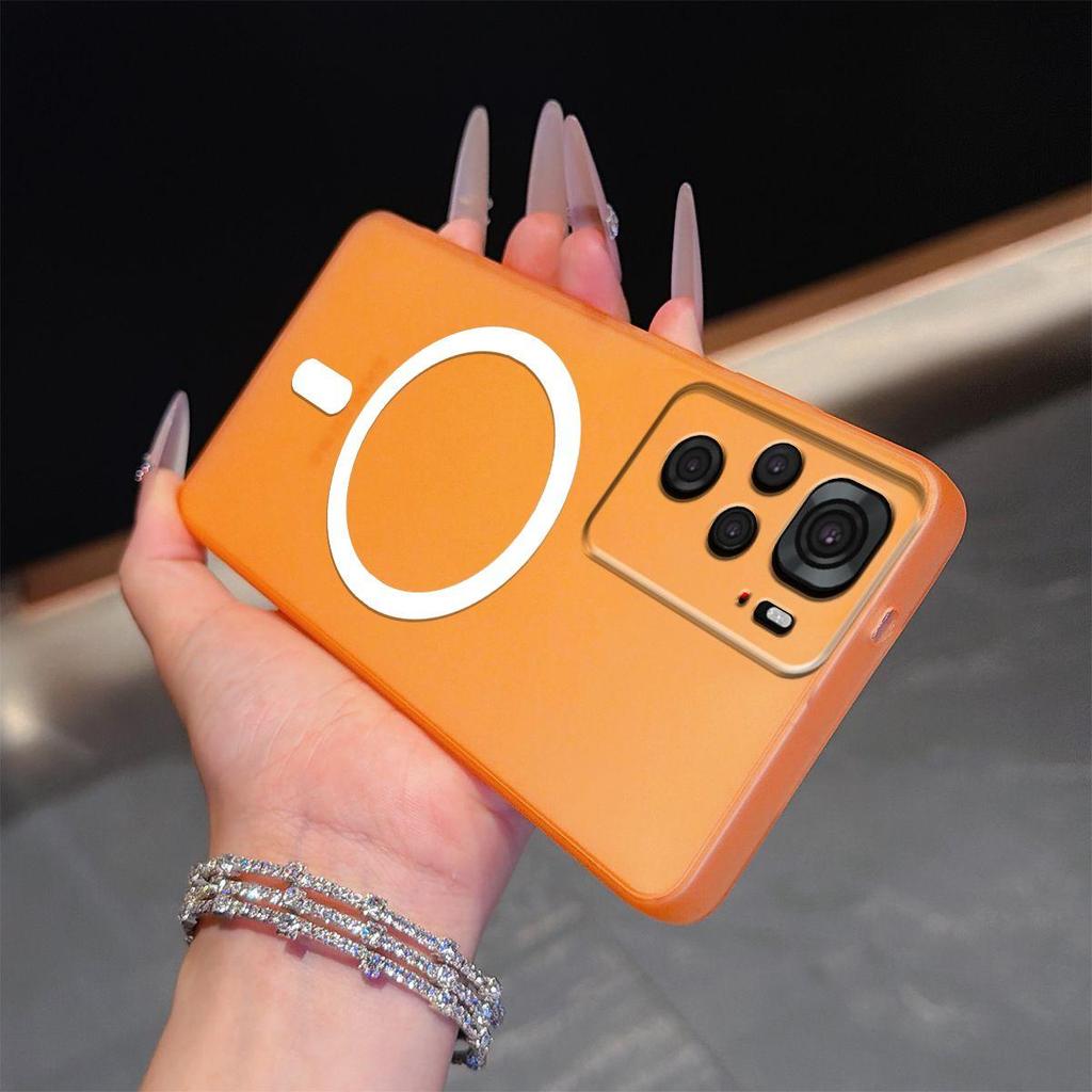 Frosted Semi Clear Magnetic Phone Case for Xiaomi Redmi Note 10S 4G,10 4G,POCO M5s Soft TPU Shockproof Cover