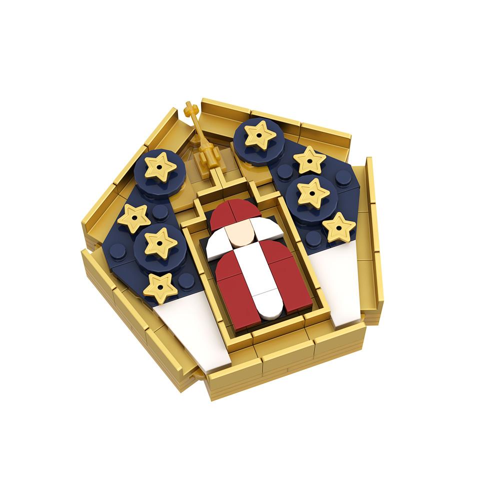 MOC Magic School Chocolate Frog Building Blocks Sweets Box Wizard Card Hogwarts Chocolate Frog Brick Toy Kid Gift