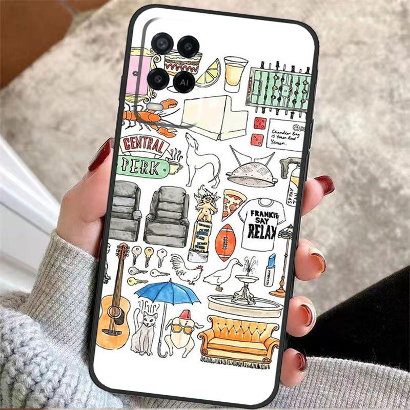 FRIENDS TV SHOW ICONIC Case For OPPO A57 A58 A77 A78 A98 A18 A54 A74 A94 A17 A15 A52 A72 A5 A9 A53 S A16 A76 A96