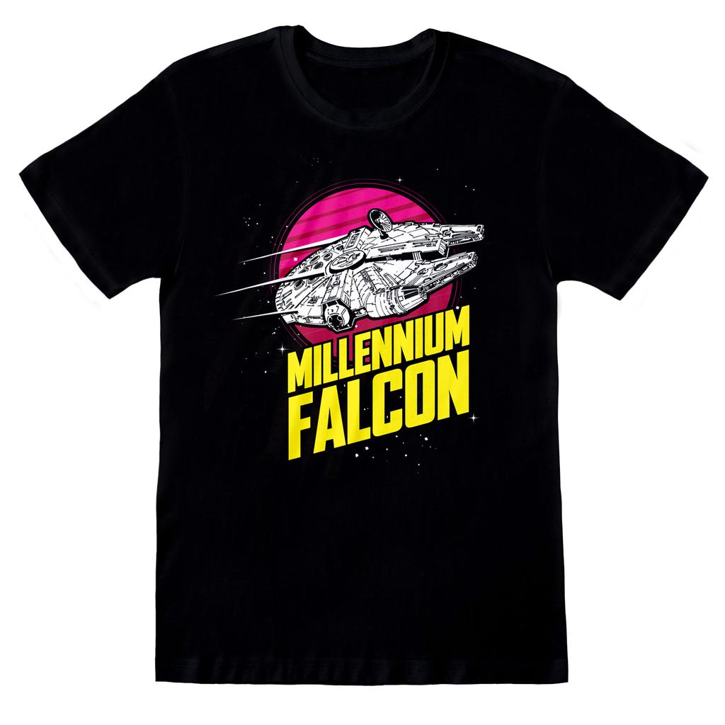 STAR WARS Unisex Adult Millennium Falcon T-Shirt