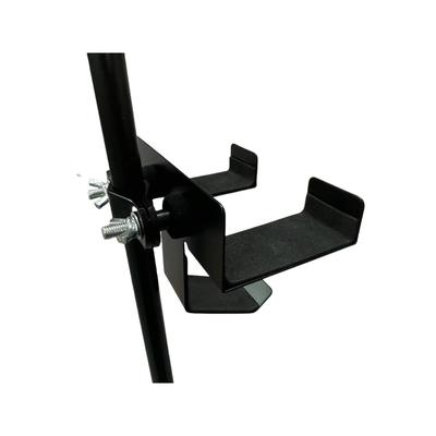 Kompakter Multifunktions-Schlagzeugständer mit Handglocke und Halter für Sandeimer