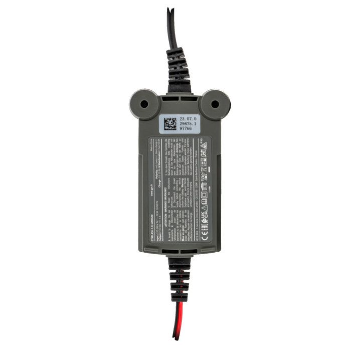 Chargeur de batterie - gys - gysflash lithium 1.12 - 12v - 1a - compatible motos