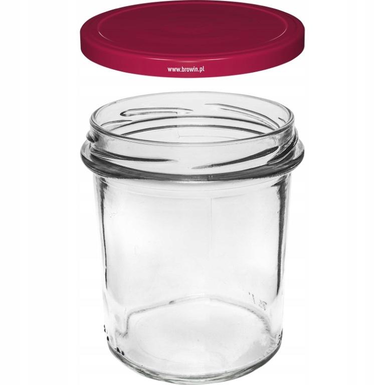 Preserve jars with lids, 6 pcs, 346 ml
