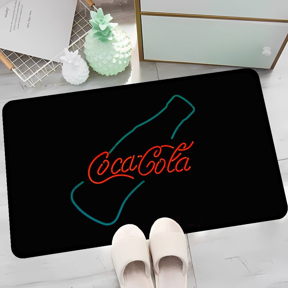 C-Coca-C-Cola Küchenmatte Kinderzimmer Schlafzimmer Dekoration Balkon Rutschfeste Fußmatte Wohnzimmer Alfombra