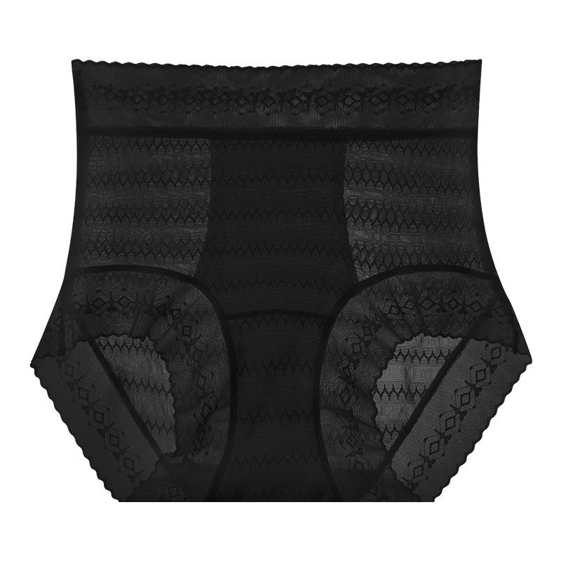 Ladies Summer New Style Pure Sexy Lace Antibacterial Breathable High Waist Triangle Briefs