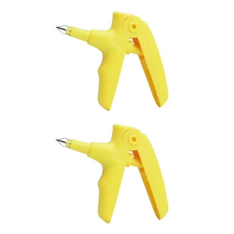 2Pcs Orthodontic Ligature Tools with ABS Materials for Safe Dental Correction and Ergonomic Grips