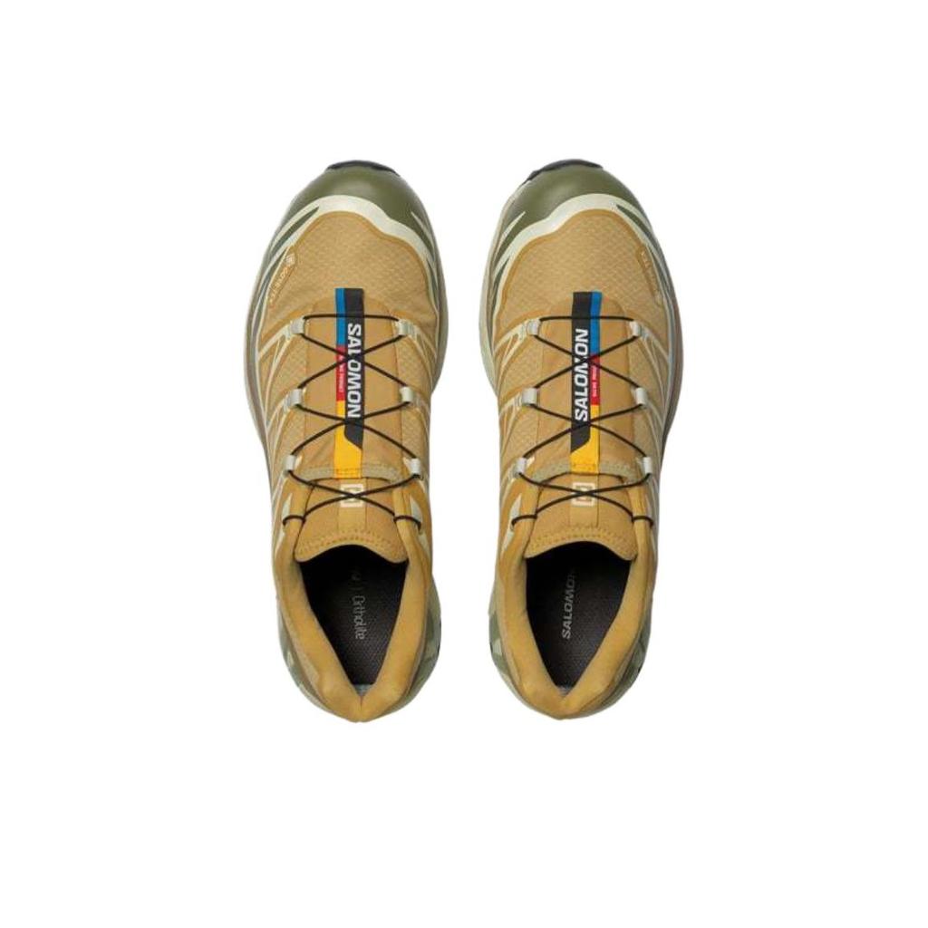 SALOMON Scarpe da ginnastica unisex XT-6 GORE-TEX Antelope Portabella Tan Icicle L47581000