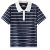 Semir Women's Embroidered Striped Polo Shirt