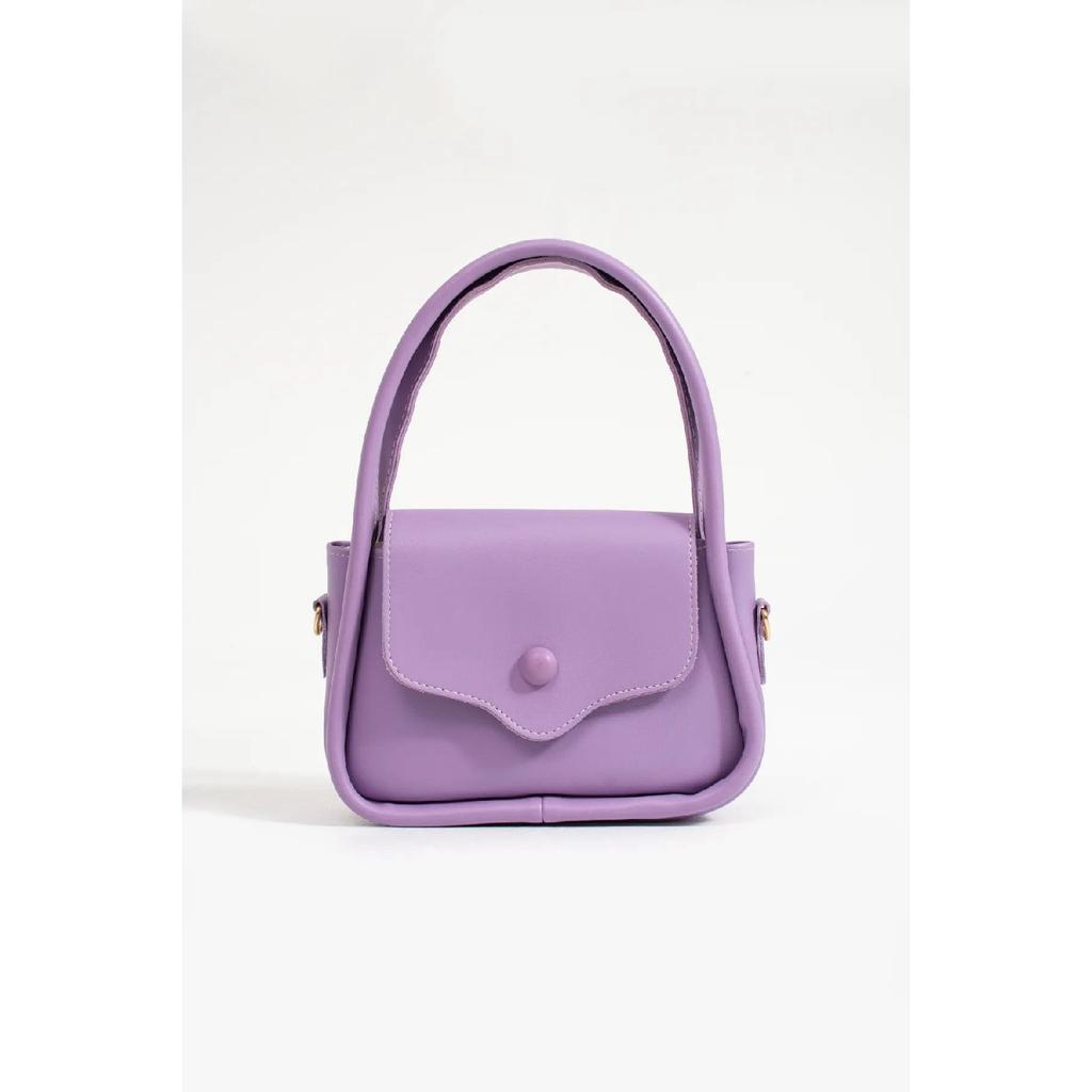 Dámská crossbody kabelka s dvojitým držadlem a magnetem