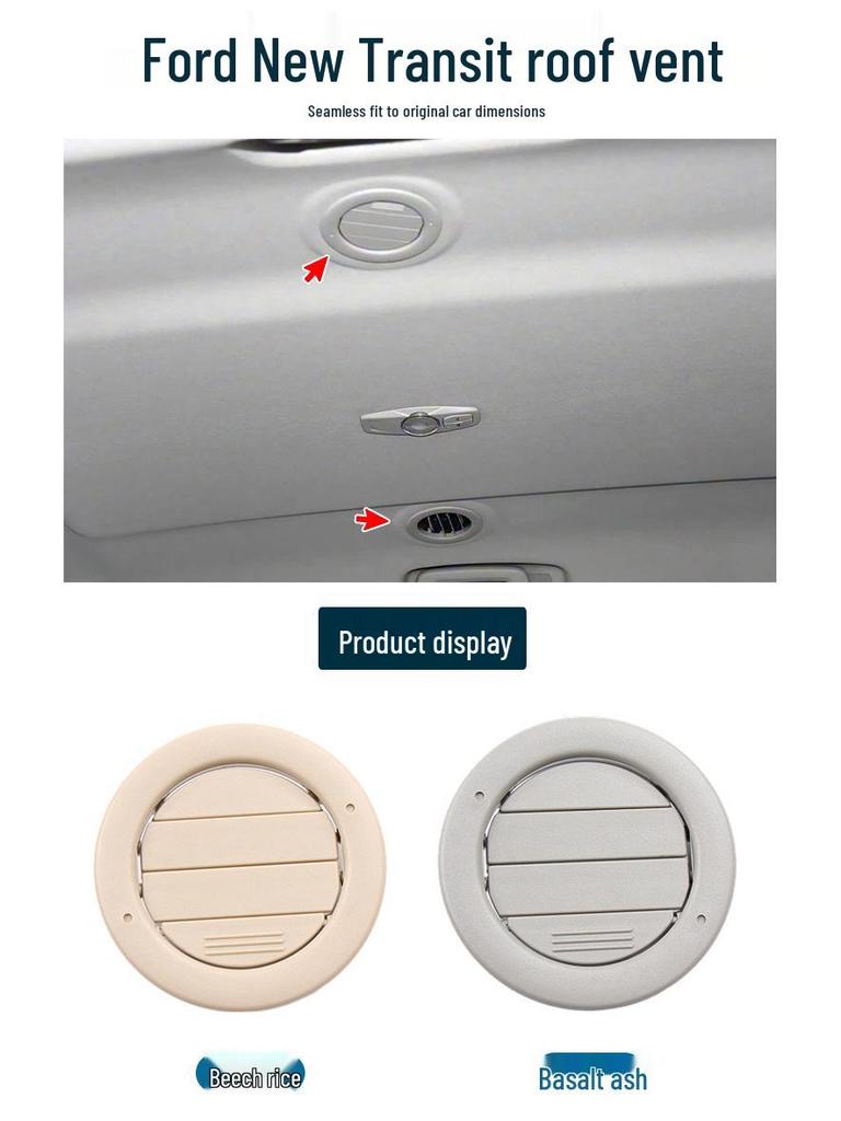 Ford Transit Roof Air Vent Grille Louver - Round Air Outlet
