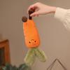 Interactive Small Dog Chew Toy - Corn, Carrot, Asparagus Plush for Teething & Learning