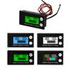 6133A LCD Battery Voltmeter DC 8V-100V Capacity Indicator Power Meter Lithium LiFePO4 Lead-acid Cell Temperature Alarm Function
