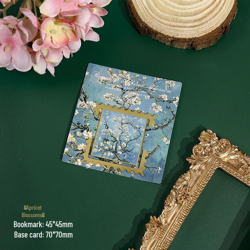 Van Gogh Ölgemälde Metall Lesezeichen - Klassischer Souvenir Clip Geschenk