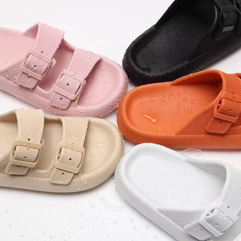 New Style Thick Sole Summer Slides: Soft, Squishy Single Strap for Women and Men