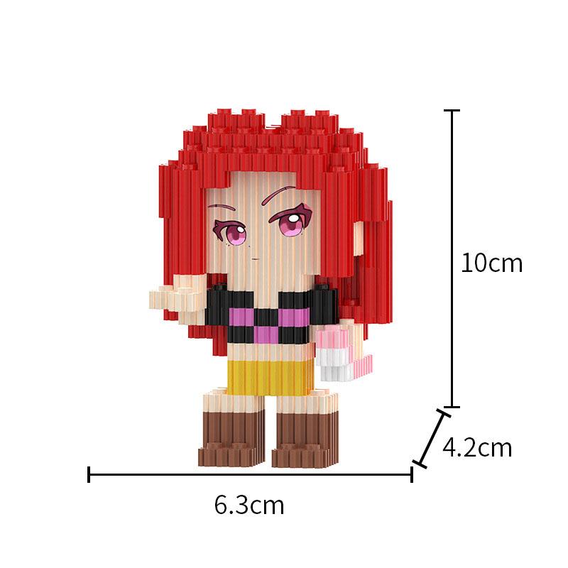 Non-Toxic Demon Hunters Rumi Mira Zoey Model Building Blocks Anime Action Figures Blocks Puzzle Assembly Toys Kids Christmas Gifts