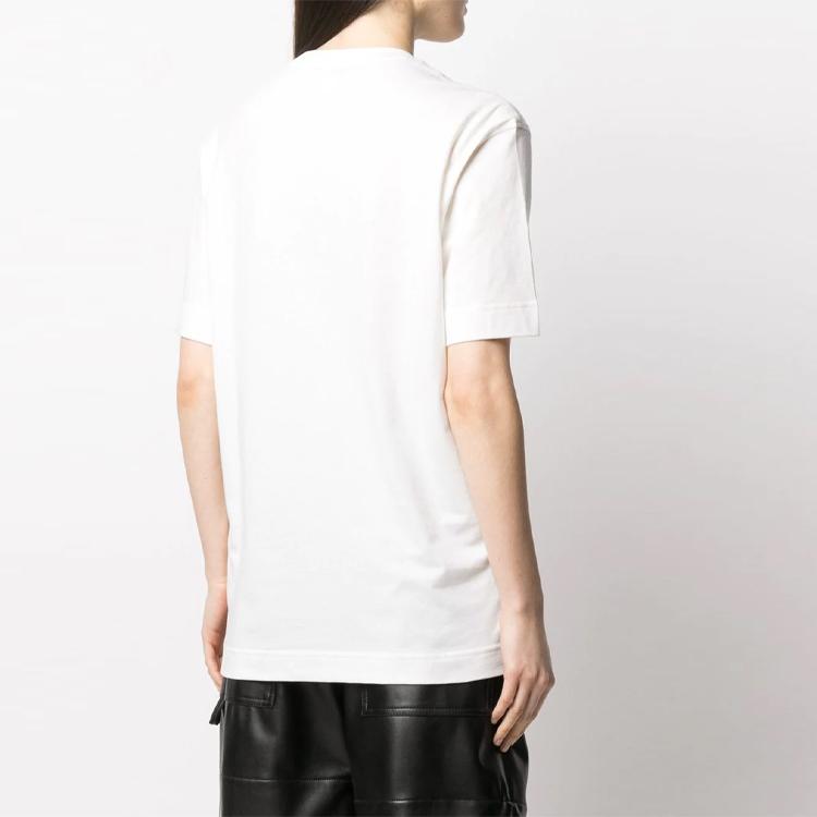 Y-3 Square Graphic Tee White Unisex Tops GV6061