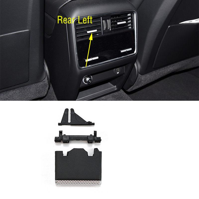 For Porsche Cayenne 2018- Car Front Dashboard Rear Air Conditioner Outlet A/C Air Conditioning Vents Tab Clip