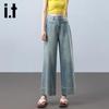 Izzue It Damen High-Waist Wide-Leg Jeans