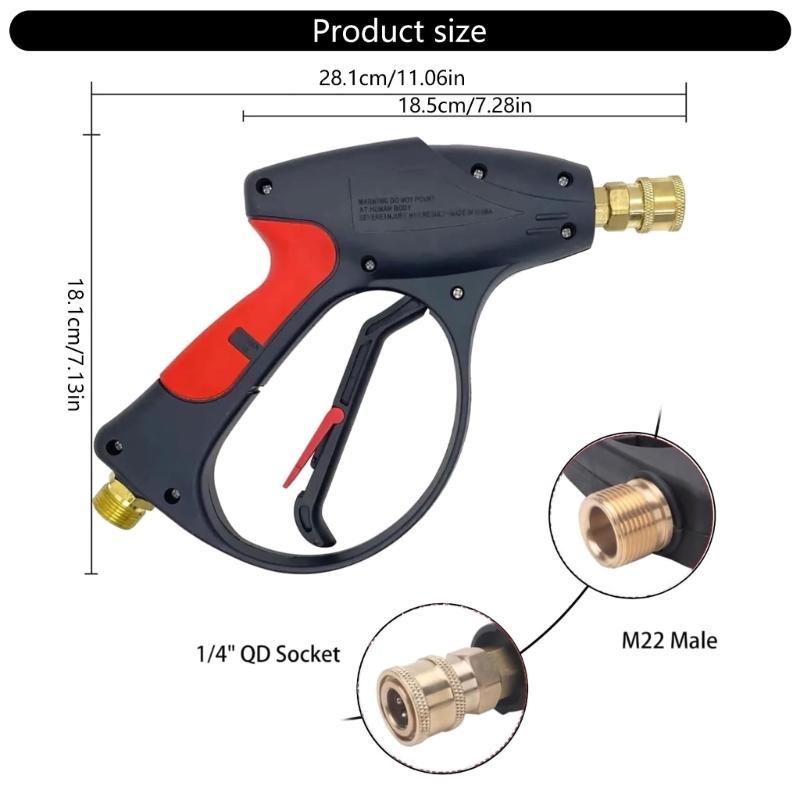 High Performances Pressure Washer Attachment Quickly Connects Fitting Durability J0MC