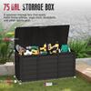 2025 Weatherproof 75 Gallon Outdoor Wooden Storage Box