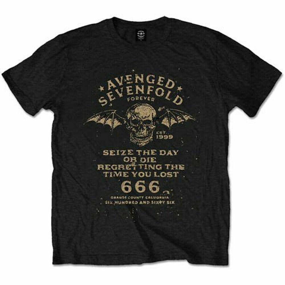 

Футболка унисекс Avenged Sevenfold Seize The Day Black Metal Rock A7X