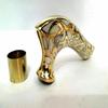 Vintage Brass Designer Victorian Handle For Wooden Walking Stick Only Handle