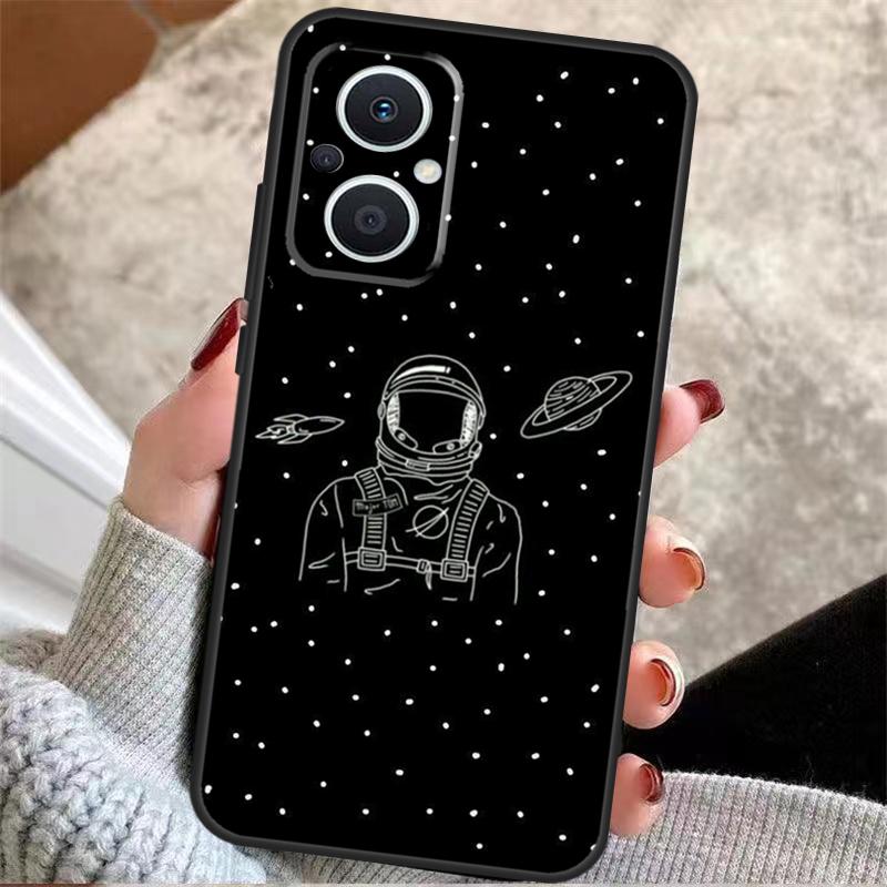 Aesthetic Space Stars Planet For OPPO Reno 14 10 11 12 13 Pro 7 8 Lite 8T 11F 12F 13F 14F OPPO Find X9 X8 X5 X6 Pro Case