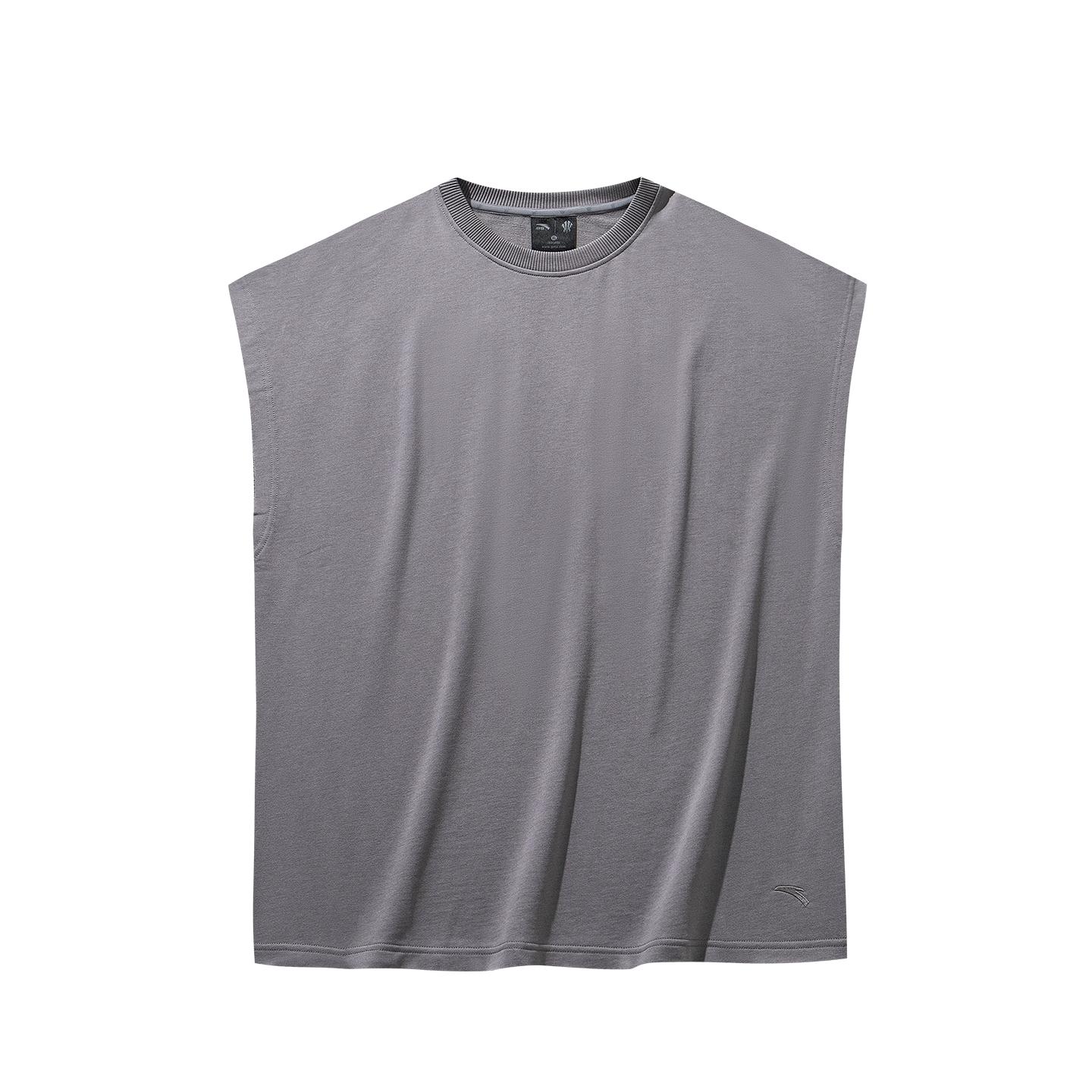 Anta Basketball Knitted Training Vest Autumn 2026 Unisex tops Gray 972631104-3 S