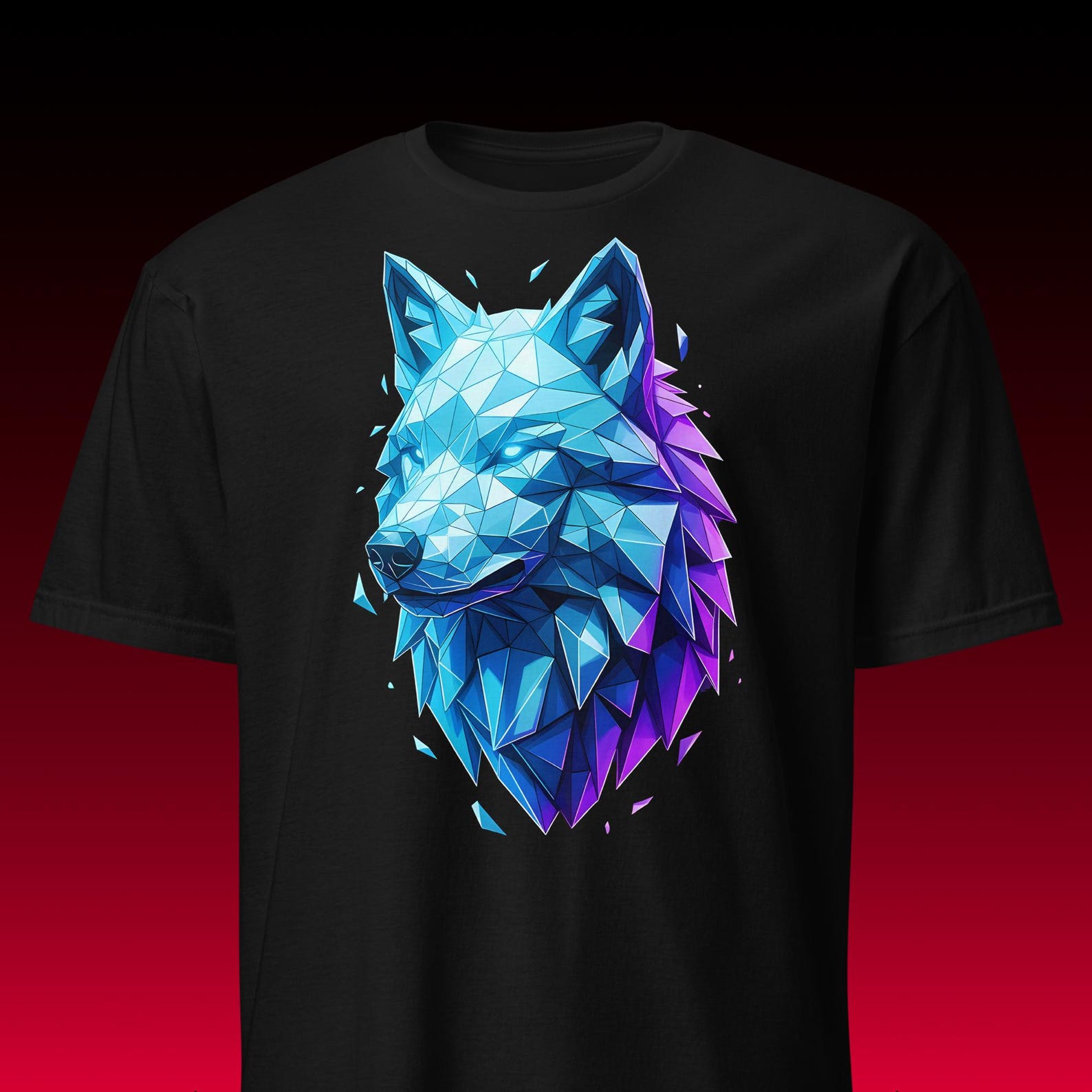 Geometric Wolf | Polygon Aesthetic | Low Poly Spirit Animal XL