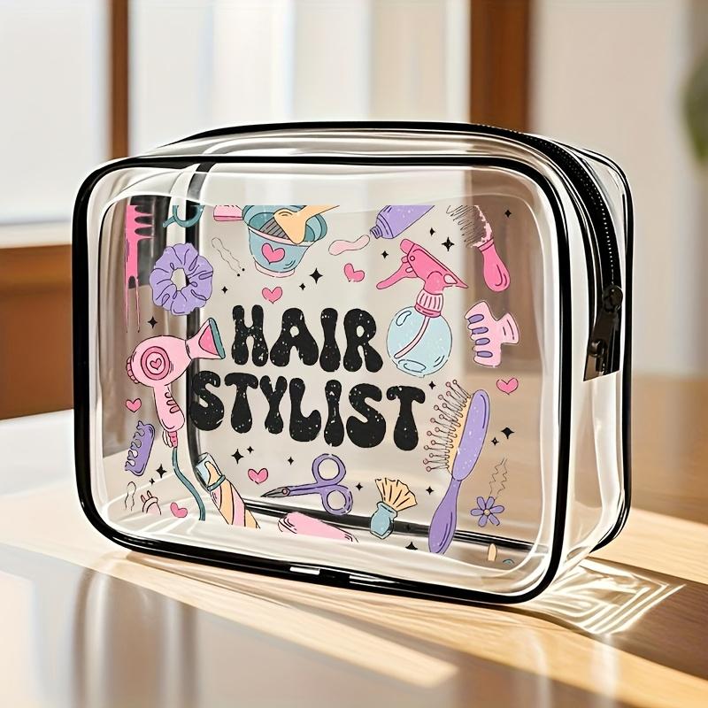 

A Transparent Casual Tote Bag Suitable for Both Men and Women, Which Can Be Used As A Makeup Bag, Toiletries Bag, or Storage Bag