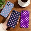 Classic Polka Dot Pattern Phone Case For iPhone17,16,15,14,13,12,11 Plus,Pro Others Soft Black Cover