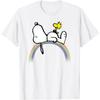 Peanuts Snoopy Woodstock Rainbow T-shirt T-Shirt
