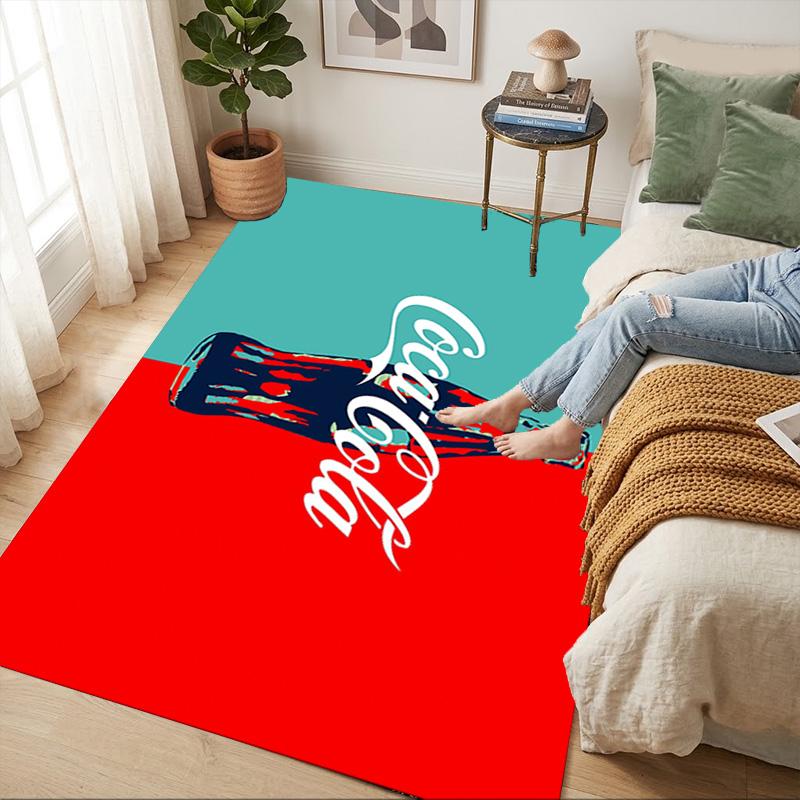 Cocacola Living Room Nonslip Area Rug Soft Carpet For Bedroom Game Playroom Sofa Office Home Decor Doormat Christmas Gift C9261226