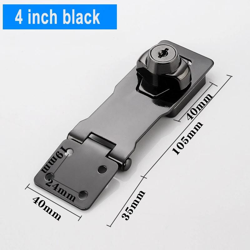 Keyed Hasp Locks Cabinet Locks with Keys,Twist Knob Keyed Locking Hasp,for Drawer,Cabinets Suitable for Use in Various Cabinets