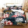 Flamingo Duvet Cover King/Queen Size Green Tropical Leaves Decor Bedding Set Palm Tree Flower Soft 2/3pcs Polyester Quilt Cover